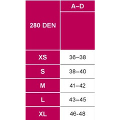 RELAX 280 DEN - lýtkové podkolenky