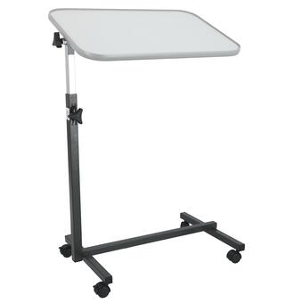 Lůžkový stolek k posteli bělosivý