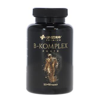 B-komplex Forte UNIZDRAV, 50 + 10 kapsúl zdarma