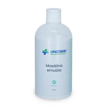 Masážní emulze UNIZDRAV Mentol, 450 g