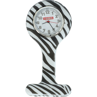 Silikonové hodinky, zebra