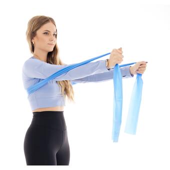 Posilovací guma na cvičení modrá 2 m (5,4kg - 7,7kg)