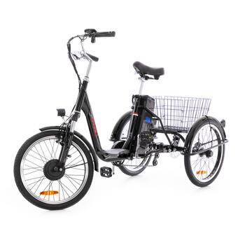 Tříkolové elektrické kolo Tornádo ZTECH, černé