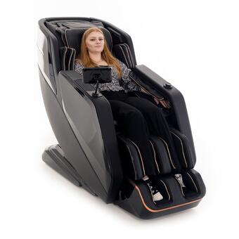 Masážní elektrické křeslo Prestige 3D MASSAGER s ionizátorem vzduchu, černé