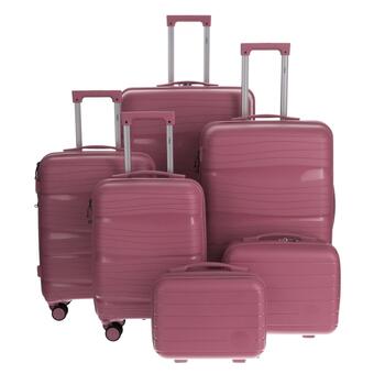 Cestovní kufr, starorůžový