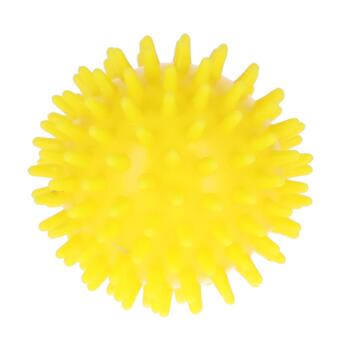 Masážní ježek, žlutý 7 cm