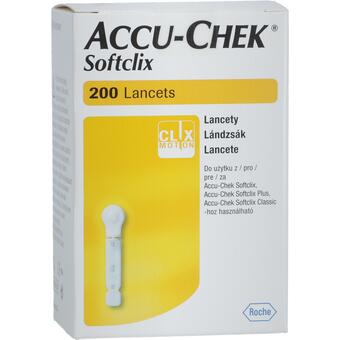 Lancety - Accu - Chek Softclix, 200 ks