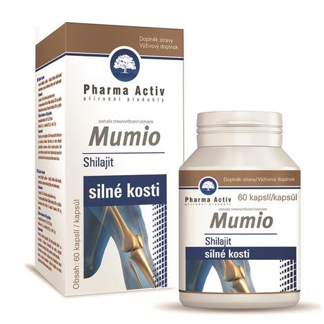 Pharma Activ Shilajit mumio – výživový doplněk 60 kapslí