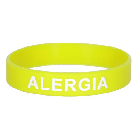 Silikonový náramek záchrany – Alergie