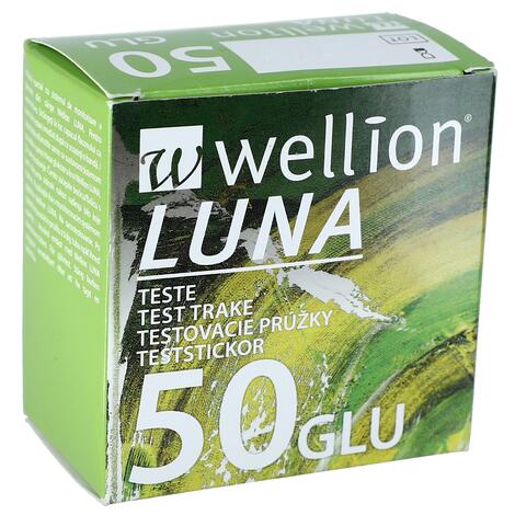 Testovací proužky Wellion Luna Glu, 50 ks