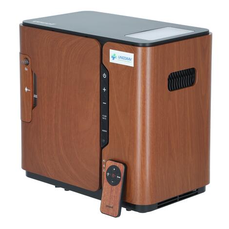 Kyslíkový koncentrátor pro domácí použití YUWELL YU-500, imitace dřeva