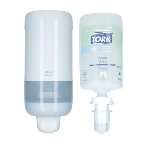 Startovací balík Tork manuální dávkovač + pěnové mýdlo (S4), 1000 ml
