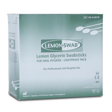 Lemon-Swab vatové tyčinky s glycerínem, 25x 3 kusy