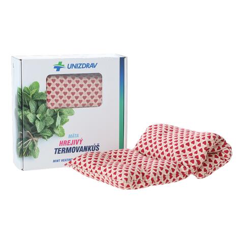 Hřejivý termo polštář UNIZDRAV Máta Srdce