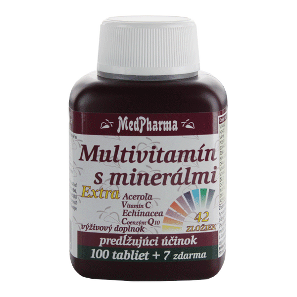 Levně MedPharma Multivitamin s minerály – 42 složek, 107 tablet