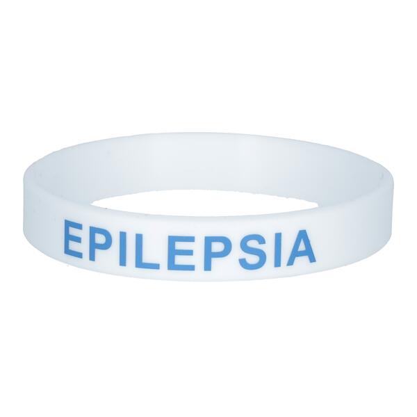 Levně Silikonový náramek záchrany – Epilepsie