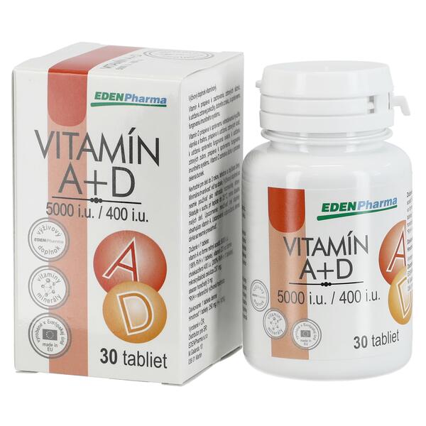 Levně EDENPharma Vitamin A + D3, 30 tablet