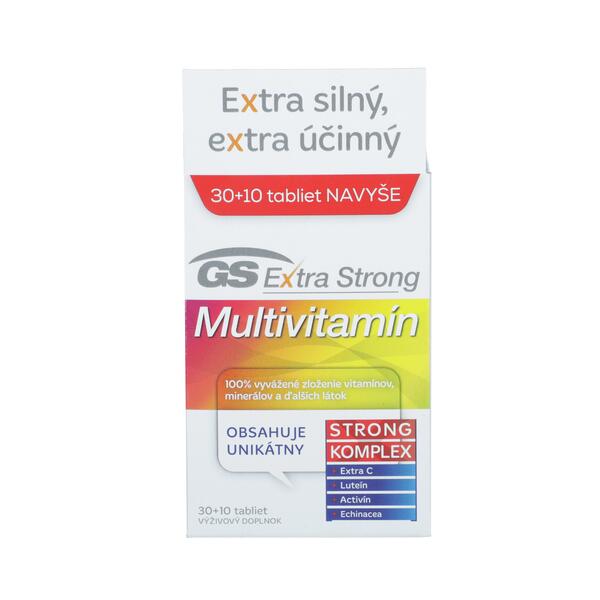 Levně GS Extra Strong Multivitamin, 40 tablet