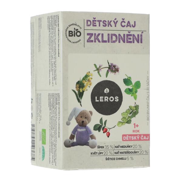 Leros BIO Dětský čaj na uklidnění, 20x 1,8 g