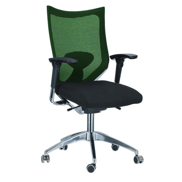 Levně Ergonomická židle Office, zelená