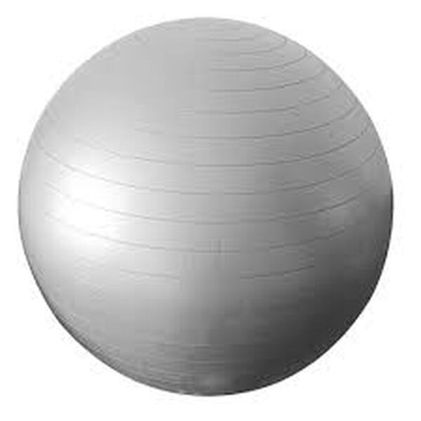 Levně Gymnastický míč – šedý, 75 cm