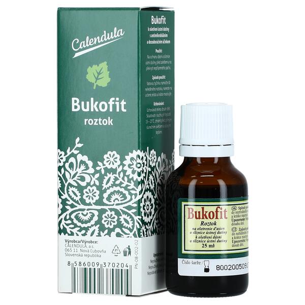 Levně Bukofit - Roztok k ošetření dásní, 25 ml