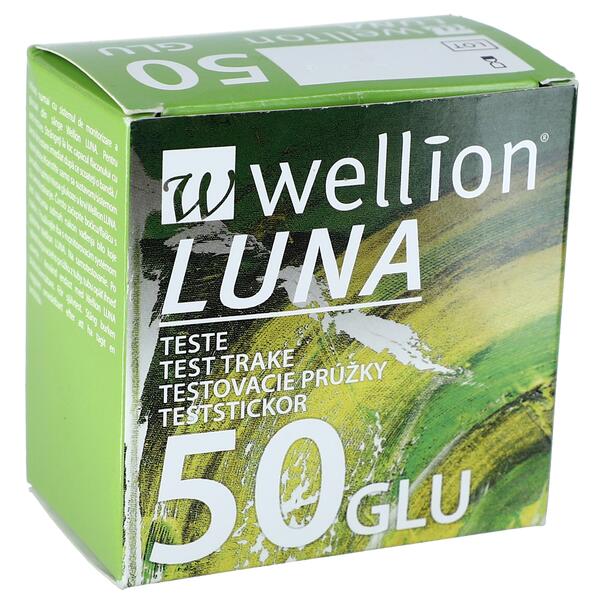 Levně Testovací proužky Wellion Luna Glu, 50 ks
