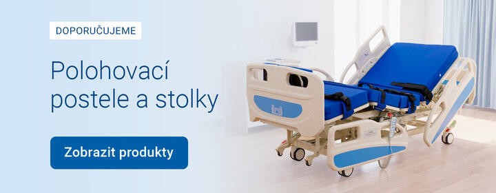 Polohovací postele a stolky