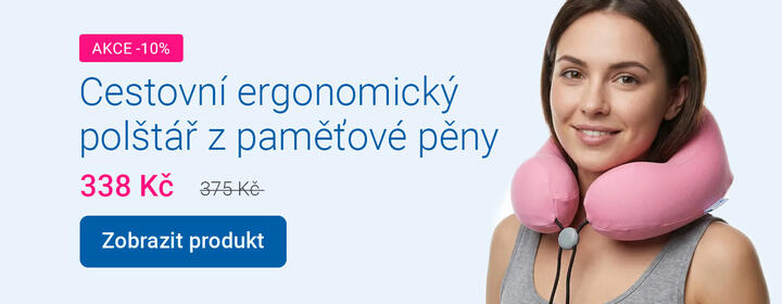Cestovní ergo polštář