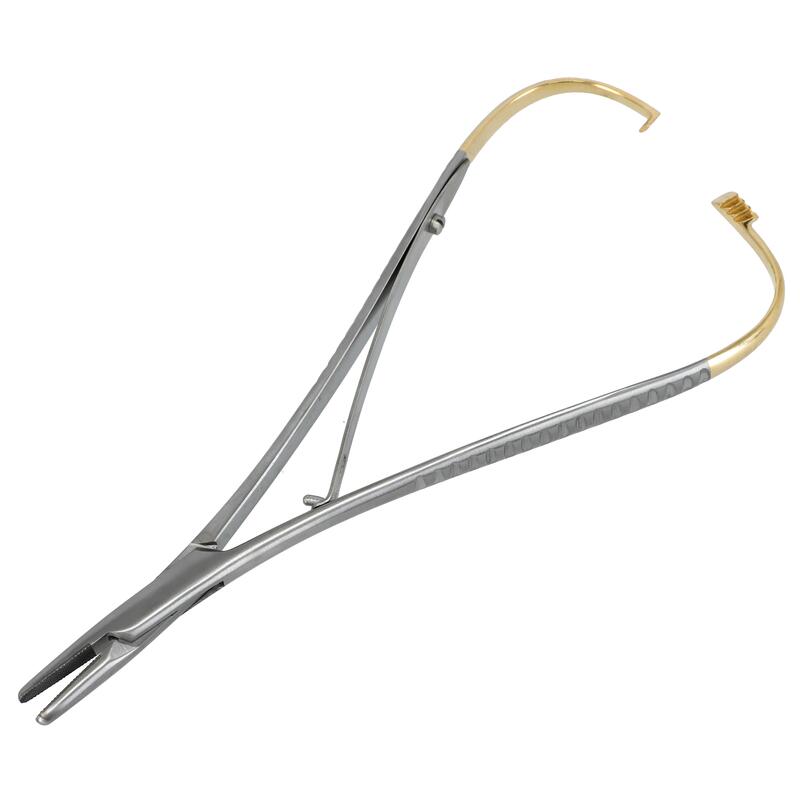 Mathieu jehelec s pozlacenou rukojetí 17 a 20 cm