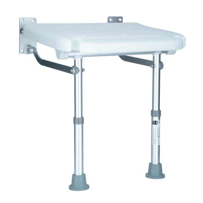 Nástěnná sklopná sedačka s nožkami