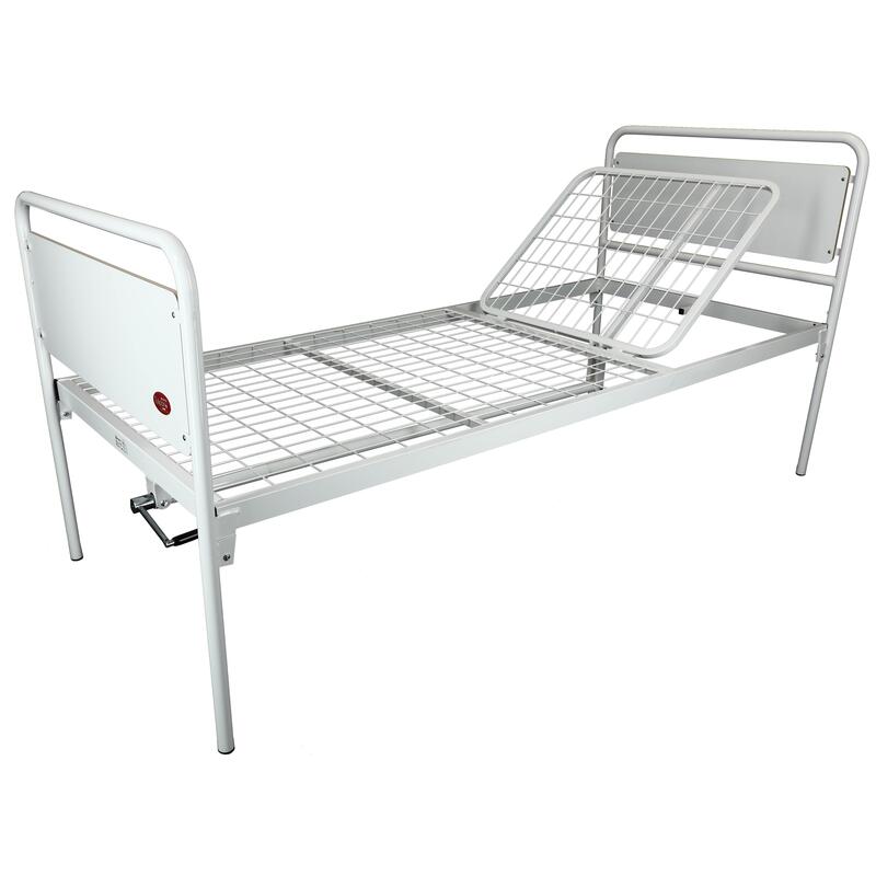 Polohovací postel mechanická - dvoudílná