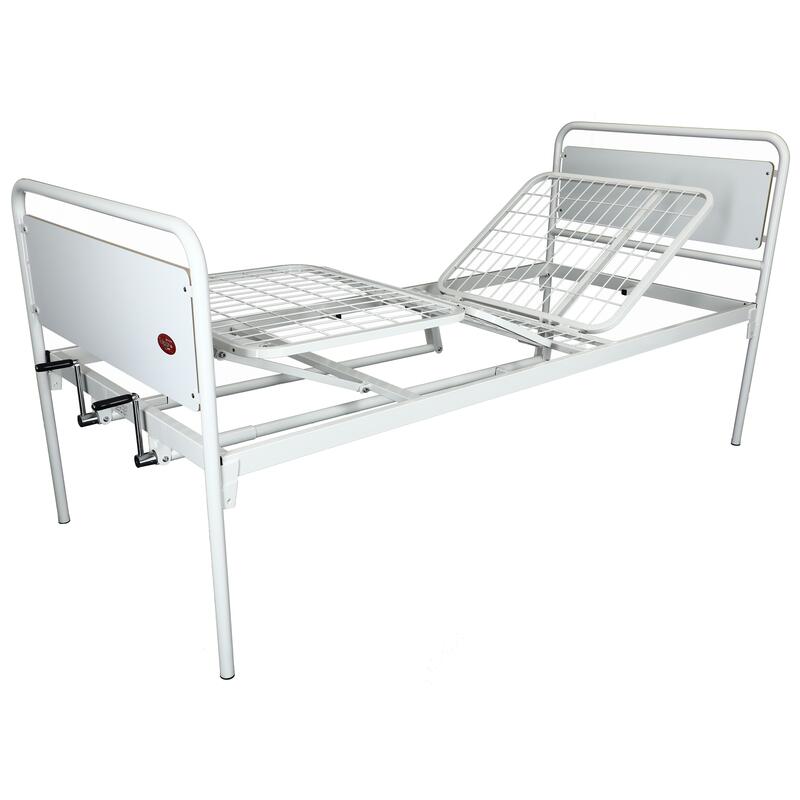 Polohovací postel mechanická - čtyřdílná