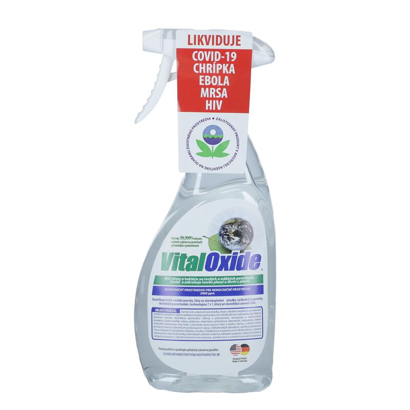 Dezinfekční přípravek pro nemocniční prostředí Vital Oxide, 0,5 l