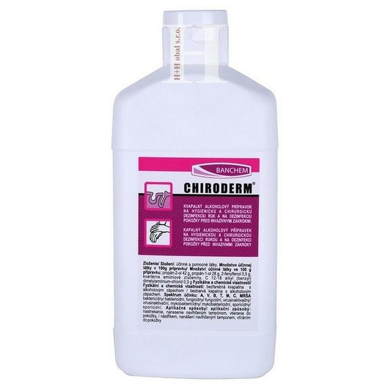 Dezinfekční roztok Chiroderm, 500 ml