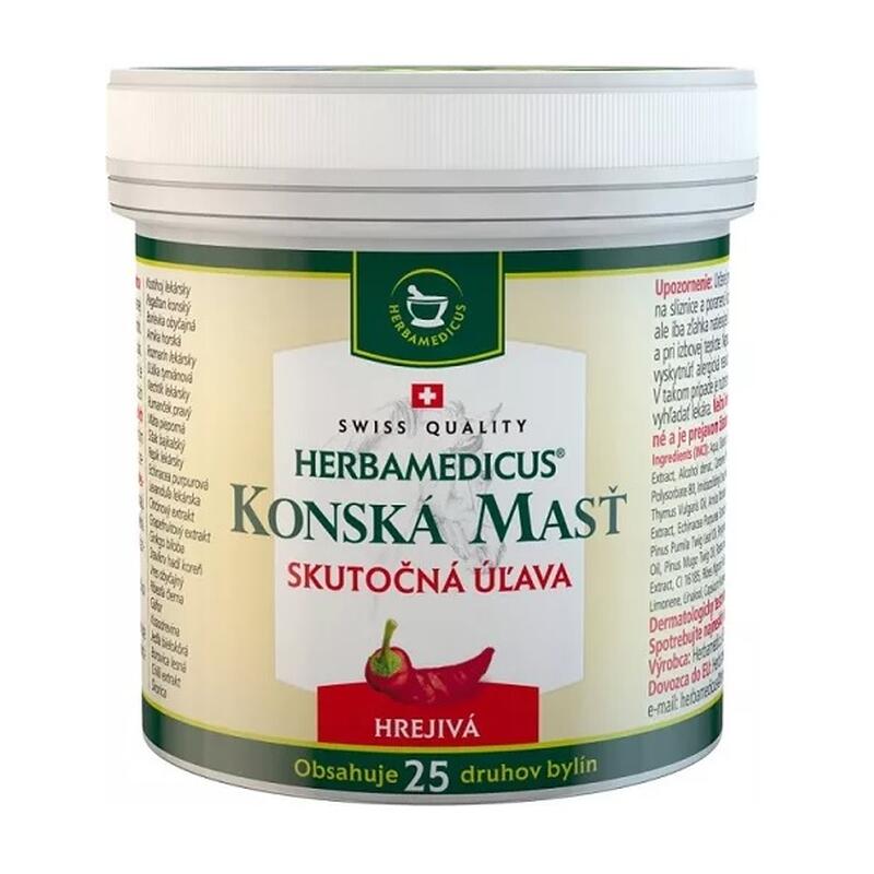SwissMedicus Hřejivá konská mast, 500 ml