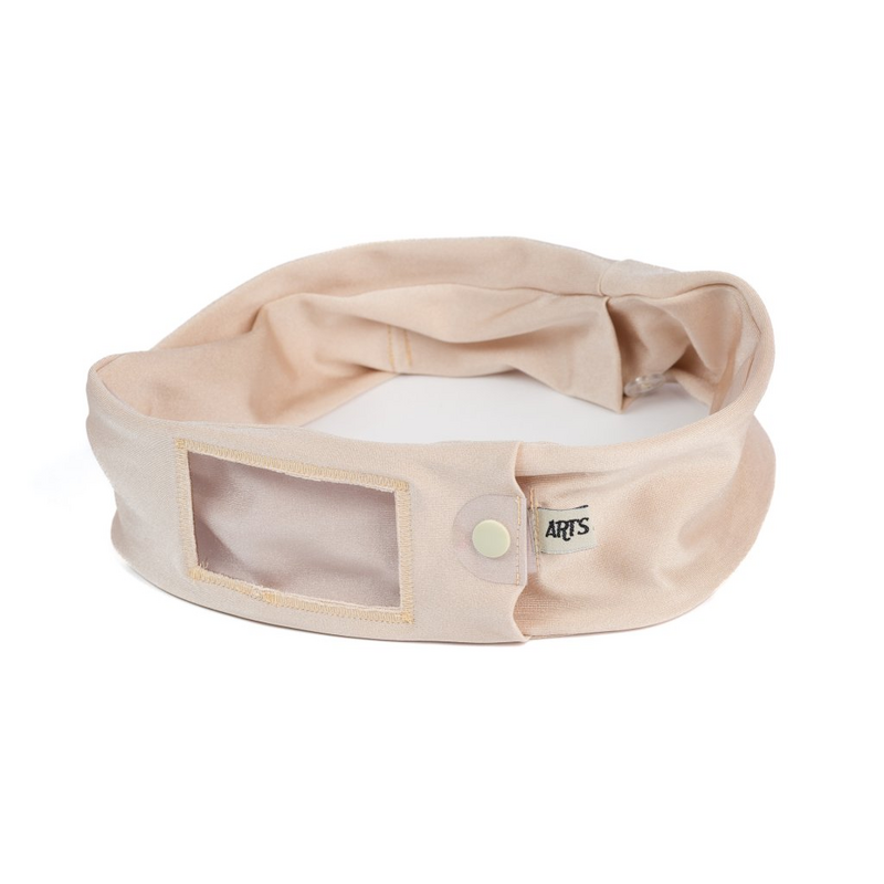 Dia pás na inzulínovou pumpu s okénkem, béžový