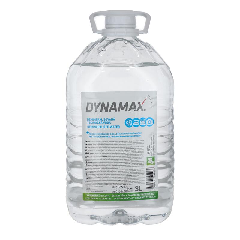 Destilovaná voda Dynamax, 3 l