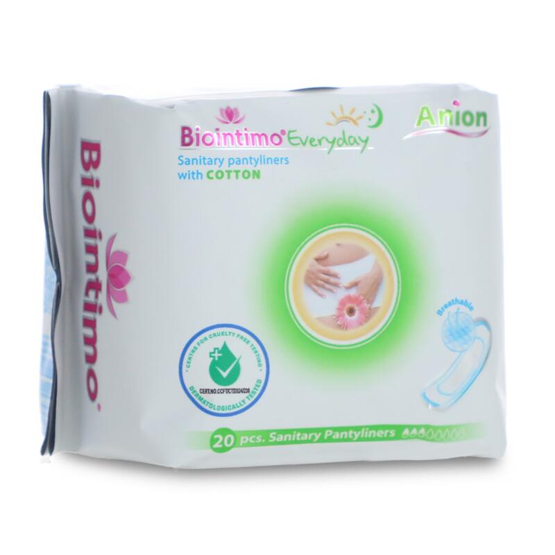 BIOINTIMO Aniontové hygienické vložky intimky, 20 ks