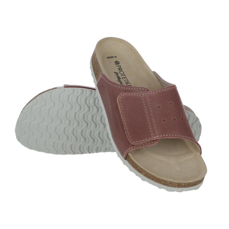 Zdravotní ortopedická obuv – typ 56 starorůžová