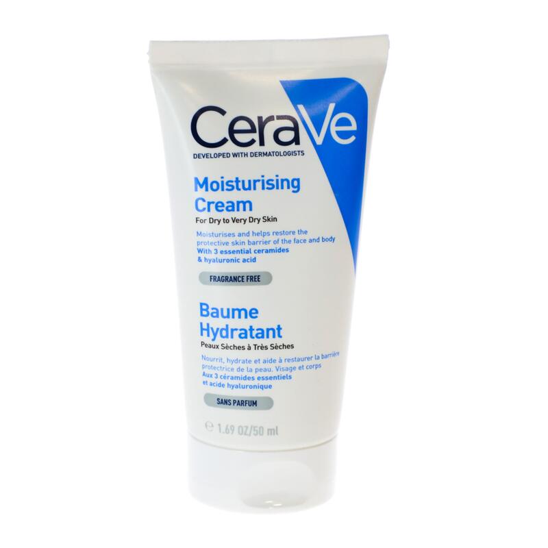 CeraVe Hydratační krém pro suchou až velmi suchou pleť, 50 ml