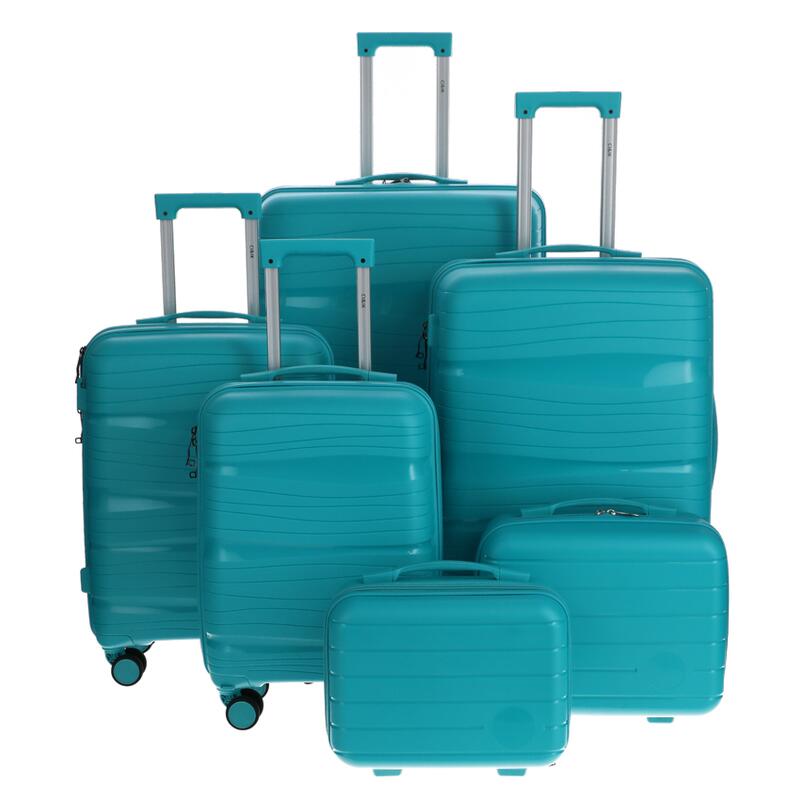 Cestovní kufr, tyrkysový