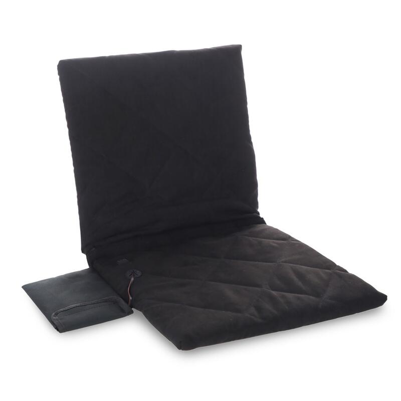 Přenosná vyhřívací podložka s opěradlem