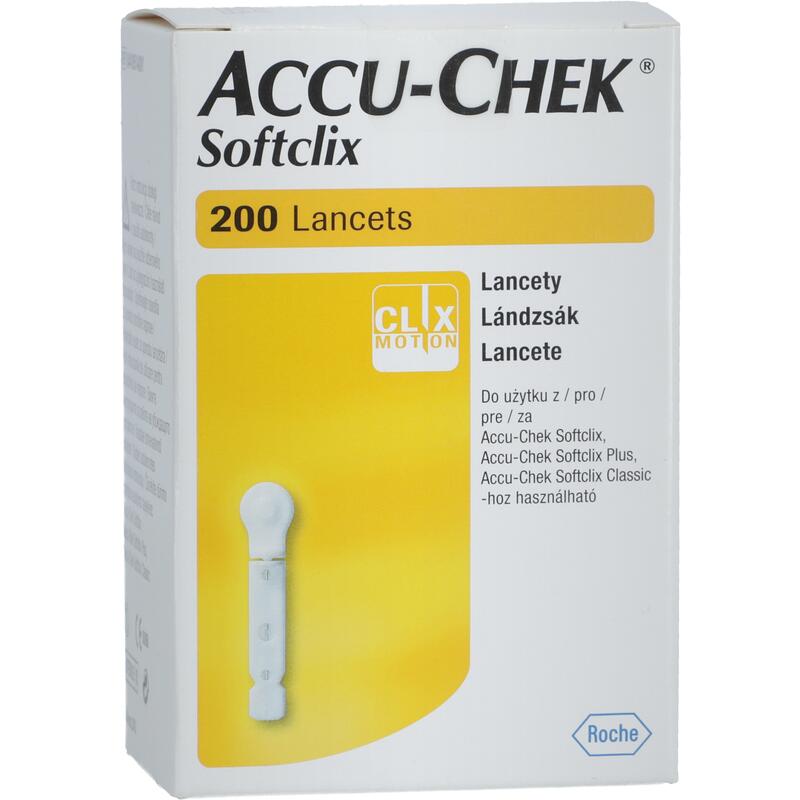 Lancety - Accu - Chek Softclix, 200 ks