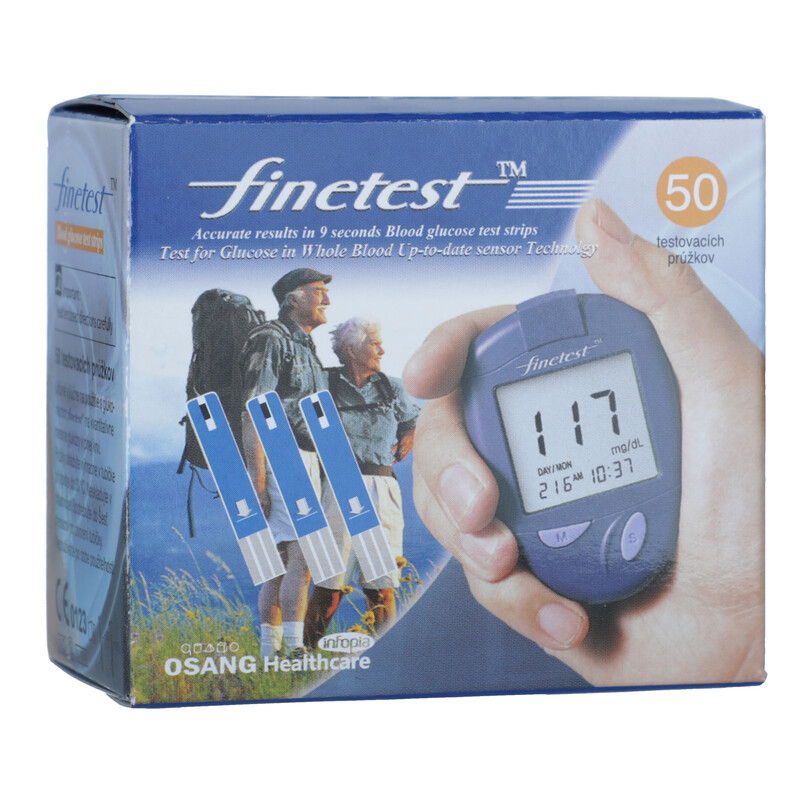 Testovací proužky - Finetest ( 50 ks )