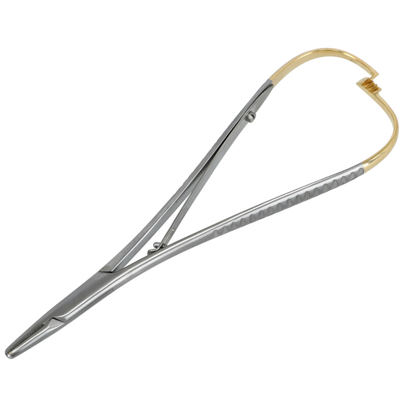 Mathieu jehelec s pozlacenou rukojetí 17 a 20 cm