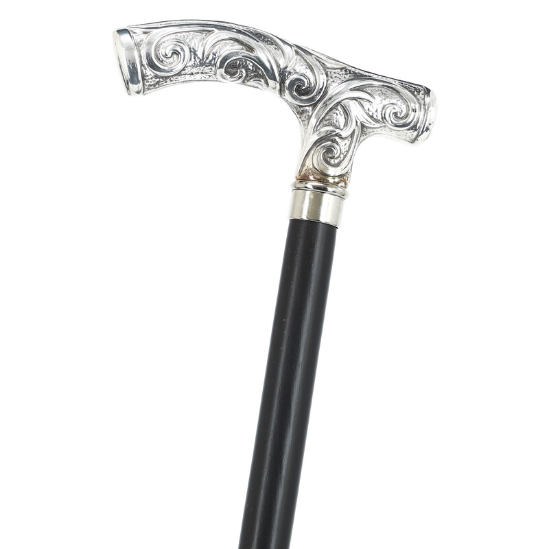 Pochromovaná vycházková hůl