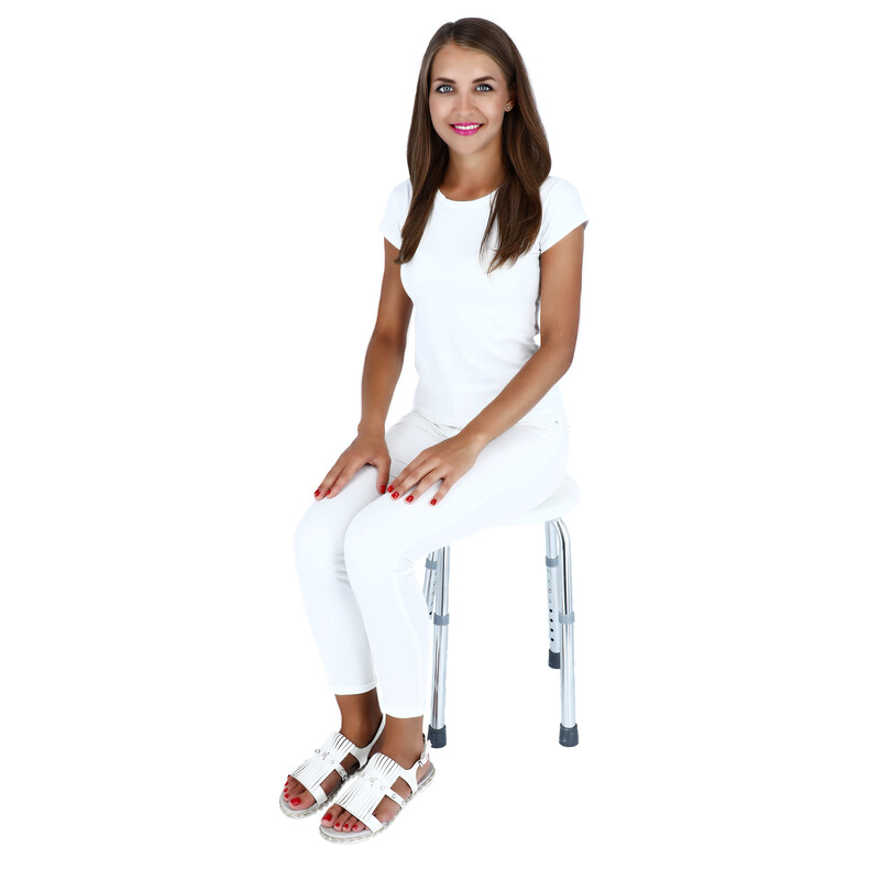 Stoleček do sprchy výškově nastavitelný UNIZDRAV