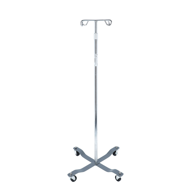 Infuzní stojan na kolečkách - výškově nastavitelný