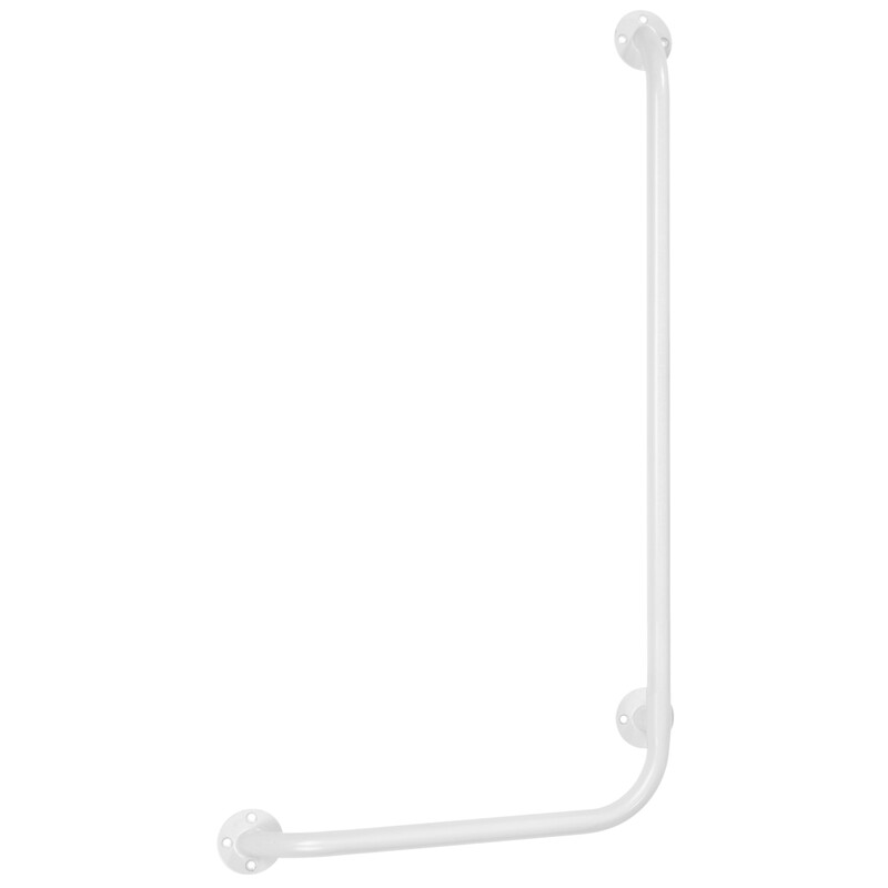 Madlo do koupelny a wc ve tvaru L